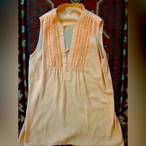 Gibson Larimer Peach Sleeveless Blouse - Medium